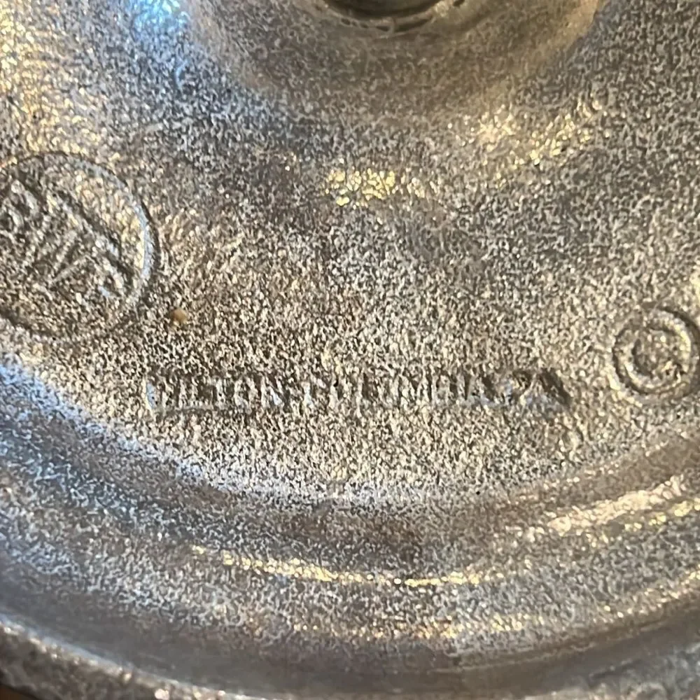 Wilton RWP Columbia Pewter Candlestick Holder Pair‎ ~ Vintage 9